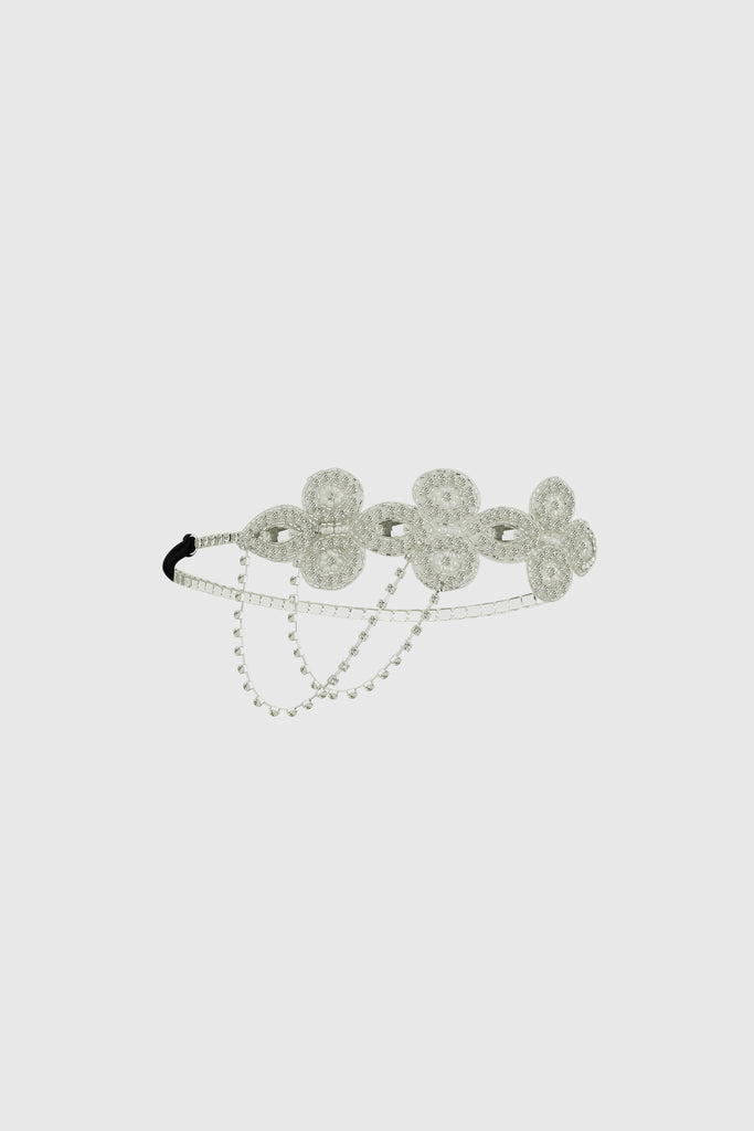 Sparkle Rhinestone Chain Floral Circlet - Babeyond UK