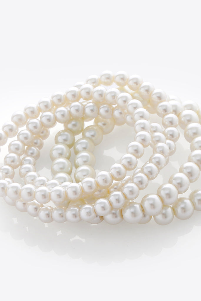 Adjustable Five Strand Pearl Bracelet - Babeyond UK