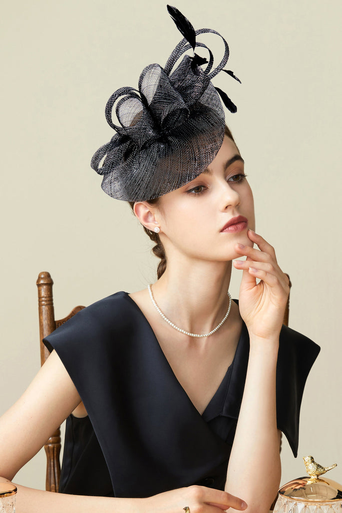 Classic Cocktail Pillbox Fascinator - Babeyond UK