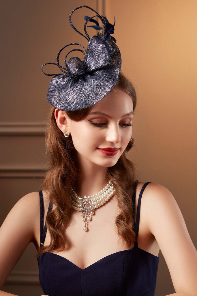 Classic Cocktail Pillbox Fascinator - Babeyond UK