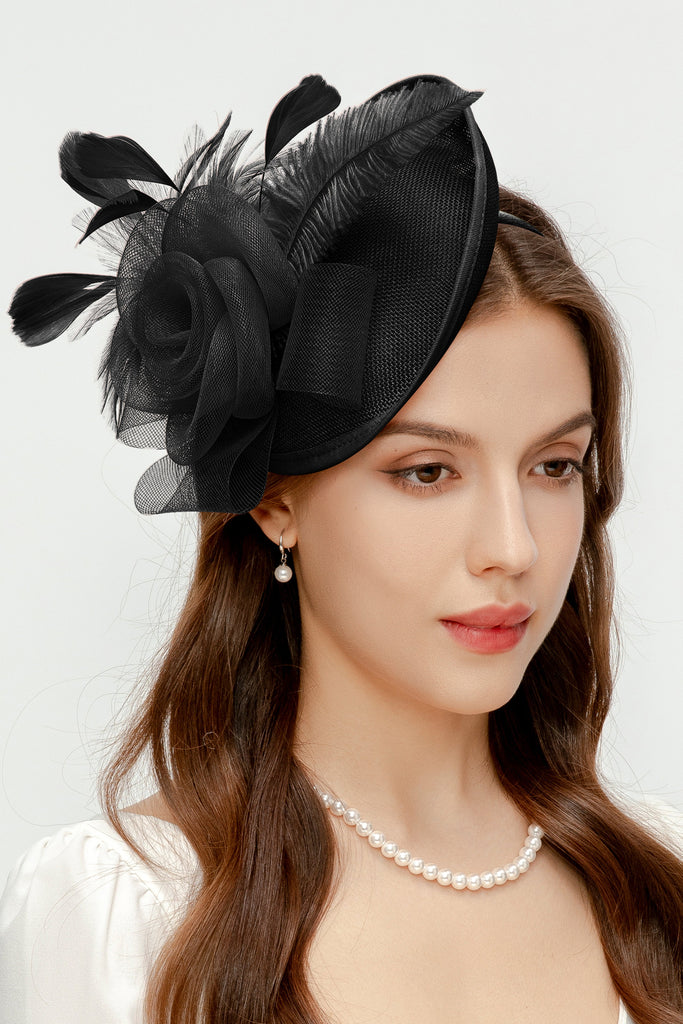 Elegant Derby Pillbox Clip Fascinator - Babeyond UK