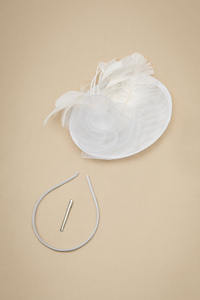 Elegant Derby Pillbox Clip Fascinator - Babeyond UK