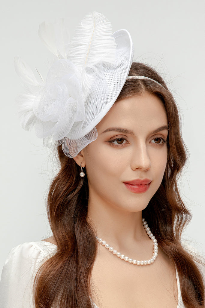 Elegant Derby Pillbox Clip Fascinator - Babeyond UK