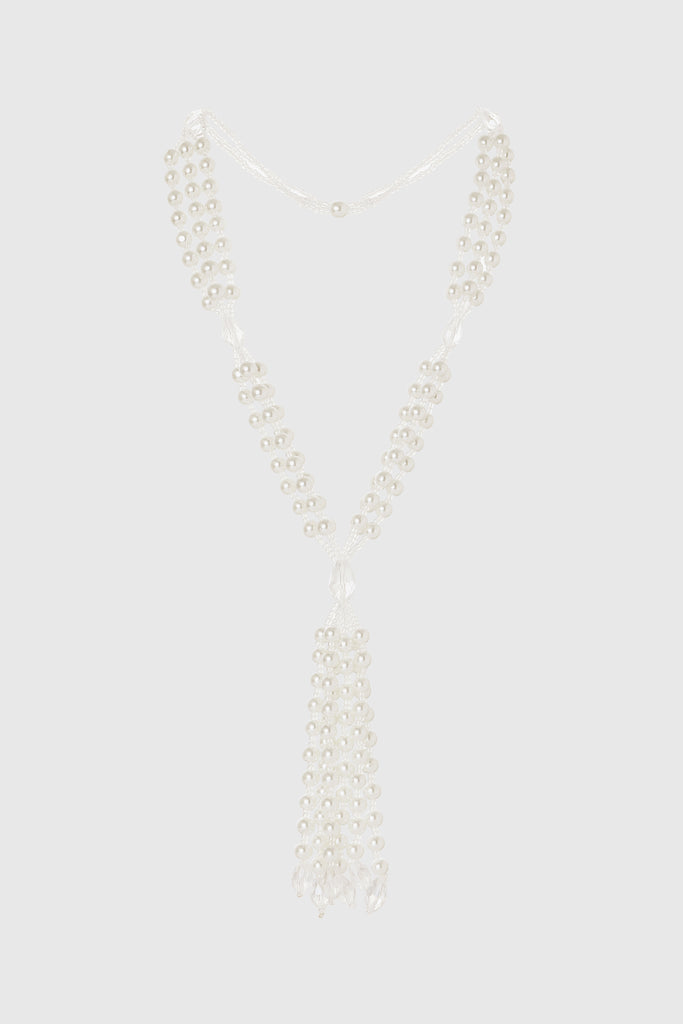 Elegant Layered Pearl Tassel Necklace - Babeyond UK