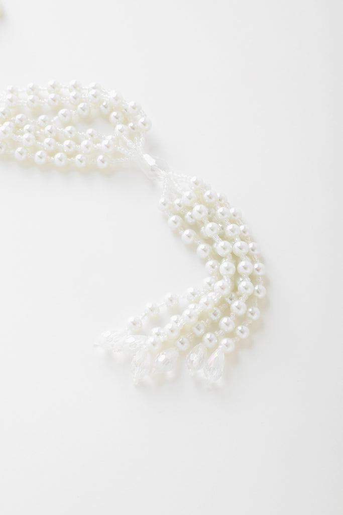 Elegant Layered Pearl Tassel Necklace - Babeyond UK