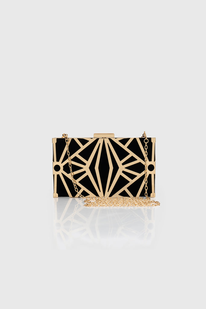 Geometric Art Deco Clutch Purse - Babeyond UK