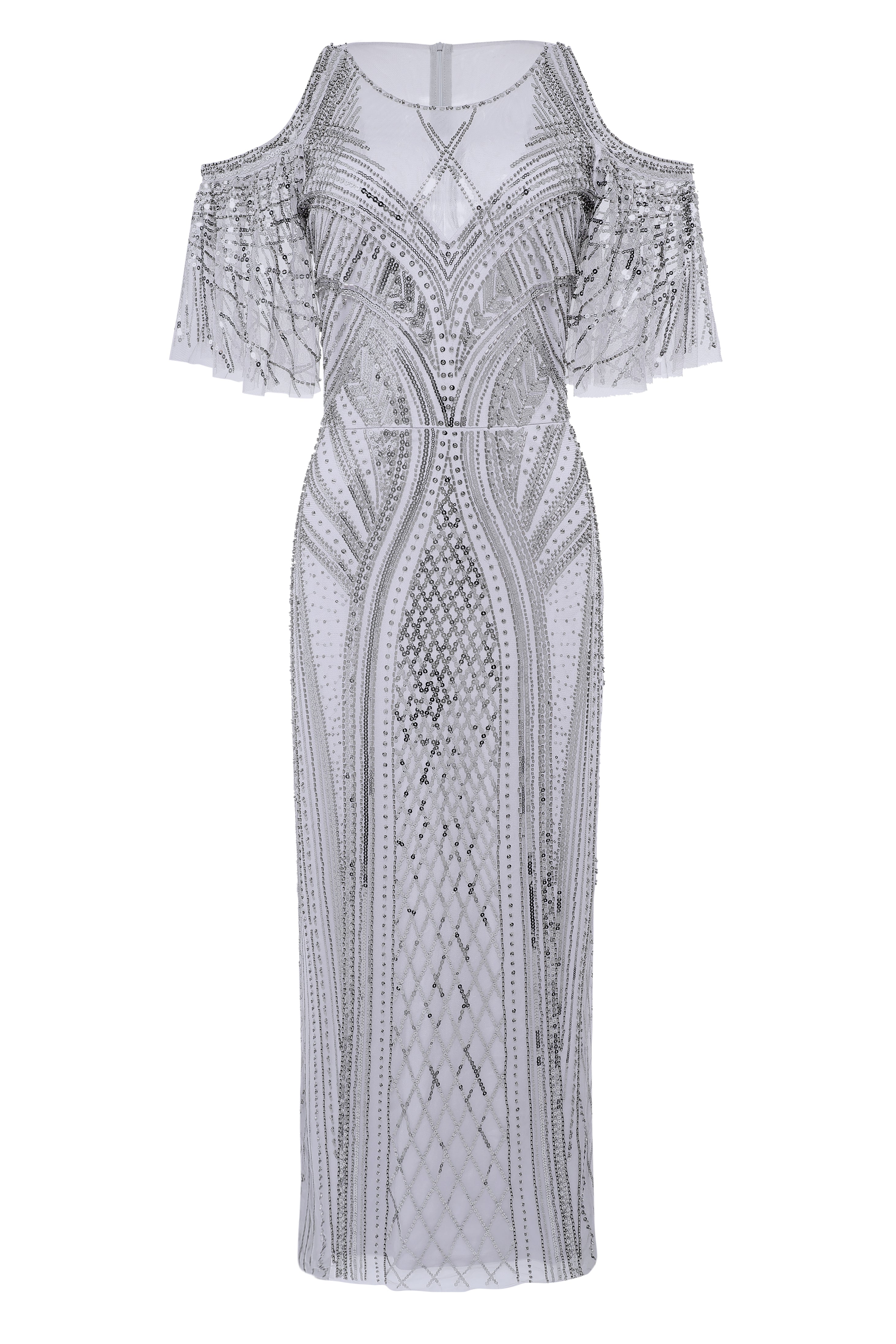 Shop Evening Gowns - Cold-Shoulder Beaded Dress | BABEYOND Babeyond UK Shop Evening Gowns - Cold-Shoulder Beaded Dress | BABEYOND Babeyond UK