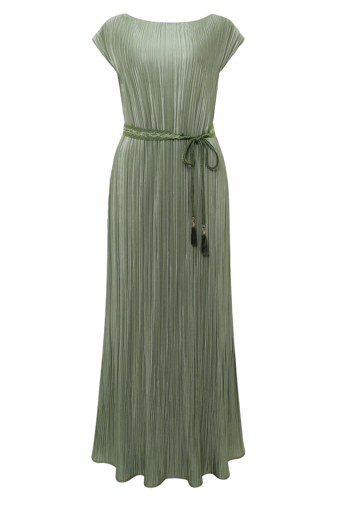 Tea Hour Ripple Pleated Day Dress - Babeyond UK