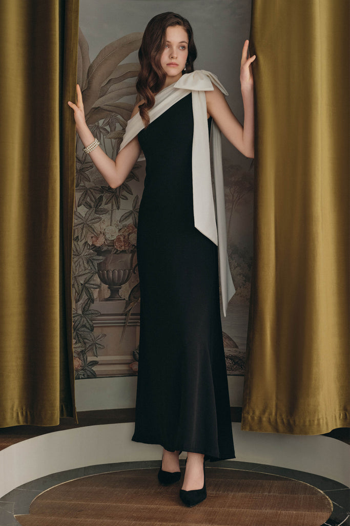 Modern Glamour Off-Shoulder Evening Gown - Babeyond UK