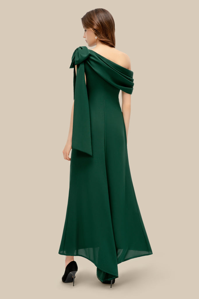 Modern Glamour Off-Shoulder Evening Gown - Babeyond UK