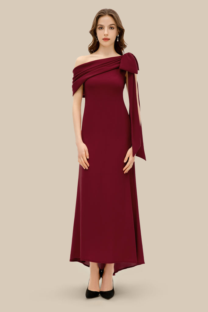 Modern Glamour Off-Shoulder Evening Gown - Babeyond UK