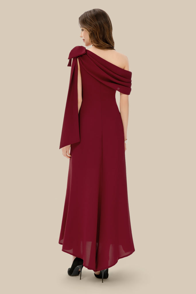 Modern Glamour Off-Shoulder Evening Gown - Babeyond UK