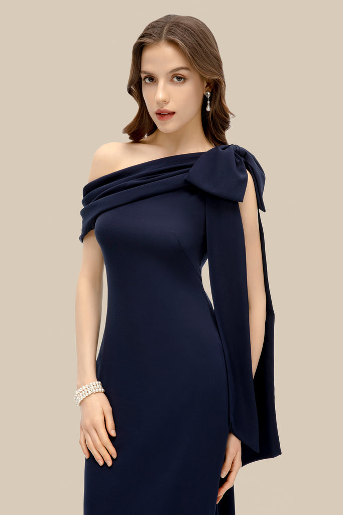 Modern Glamour Off-Shoulder Evening Gown - Babeyond UK