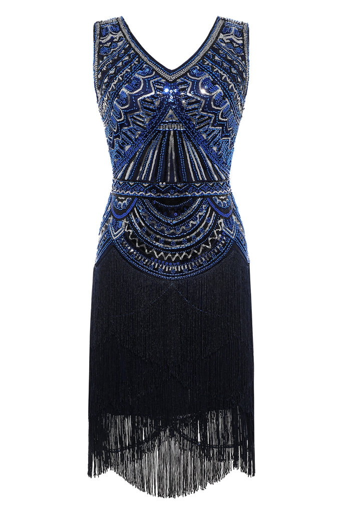 Princesse Tam Tam Art Deco Beaded Flapper Dress - Babeyond UK