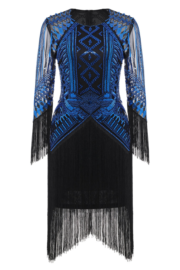 Princesse Tam Tam Art Deco Fringe Flapper Dress - Babeyond UK