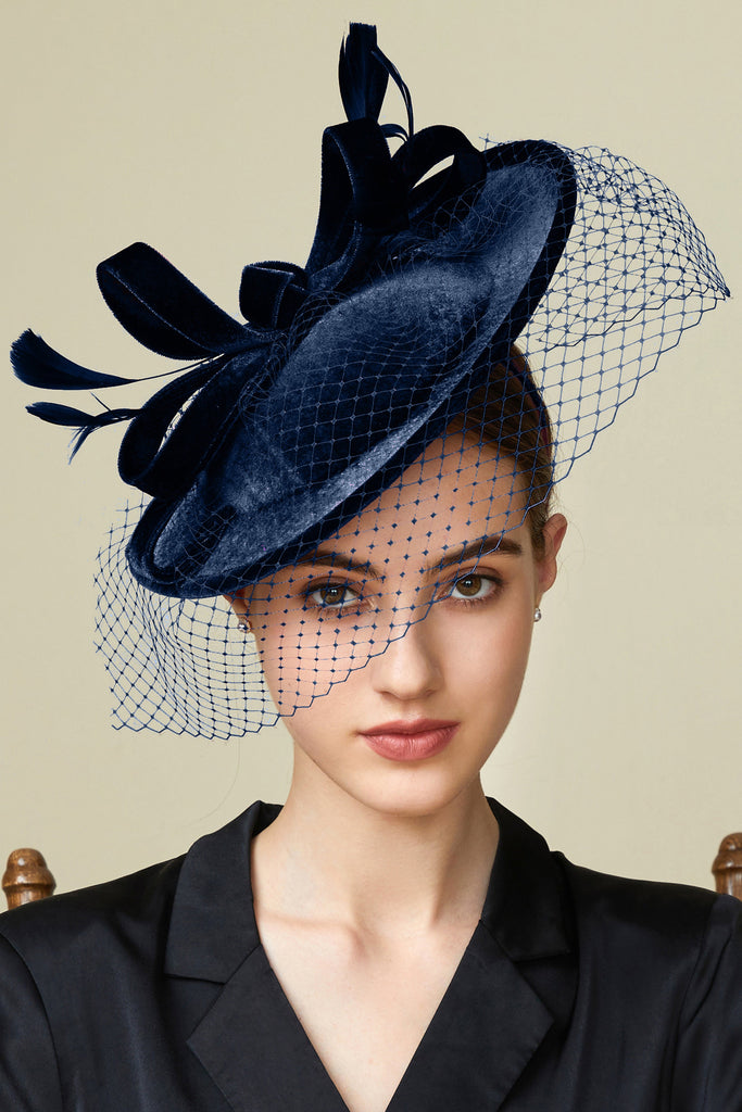 Retro Veil Tea Party Fascinator - Babeyond UK