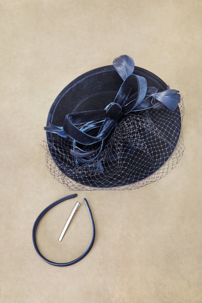 Retro Veil Tea Party Fascinator - Babeyond UK