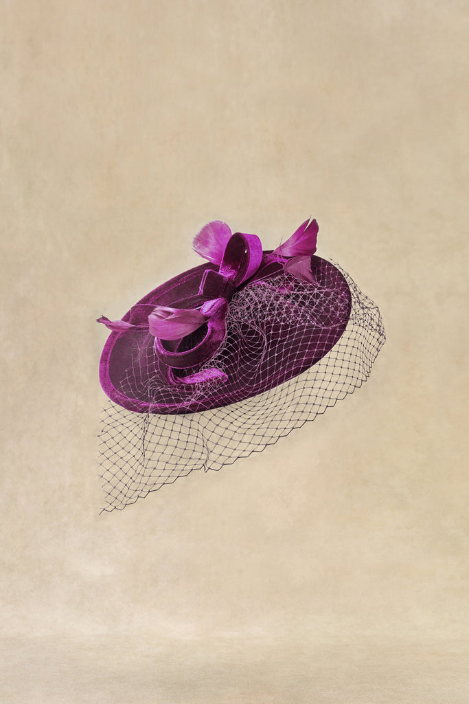 Retro Veil Tea Party Fascinator - Babeyond UK