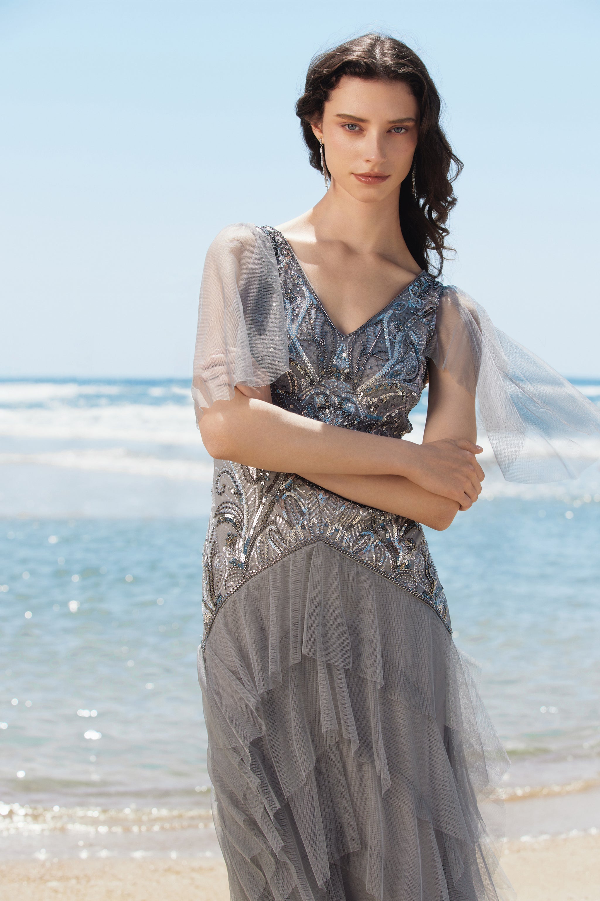 Romantic-Irregular-Ruffle-Hem-