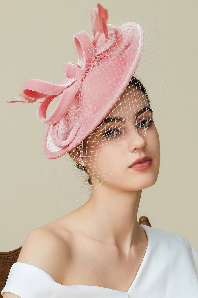 Retro Veil Tea Party Fascinator - Babeyond UK