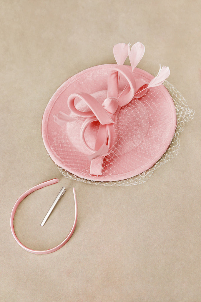 Retro Veil Tea Party Fascinator - Babeyond UK