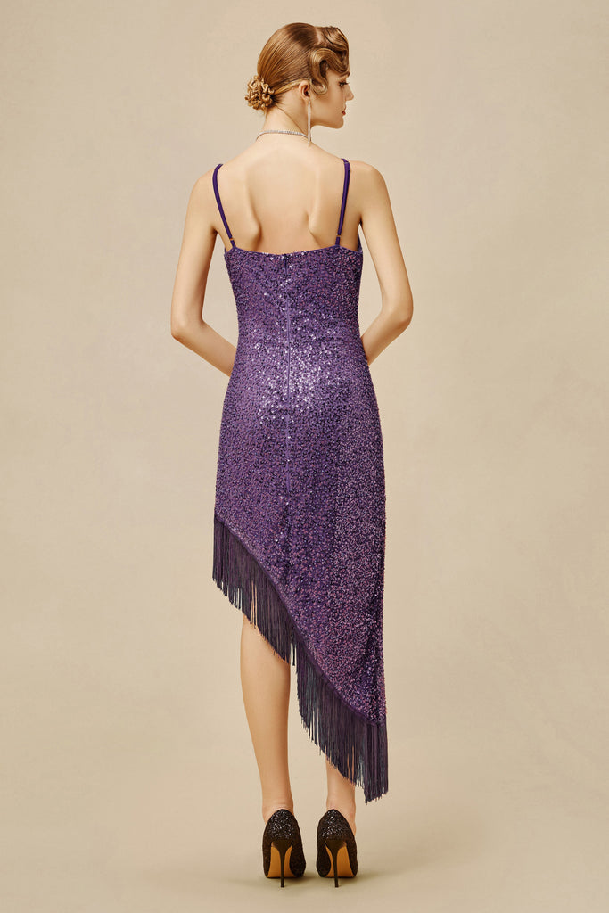 The Story of an Awakening Beading Fringe Evening Gown - Babeyond UK