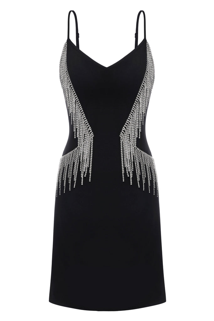 The Story of an Awakening Crystal Fringe Flapper Dress - Babeyond UK