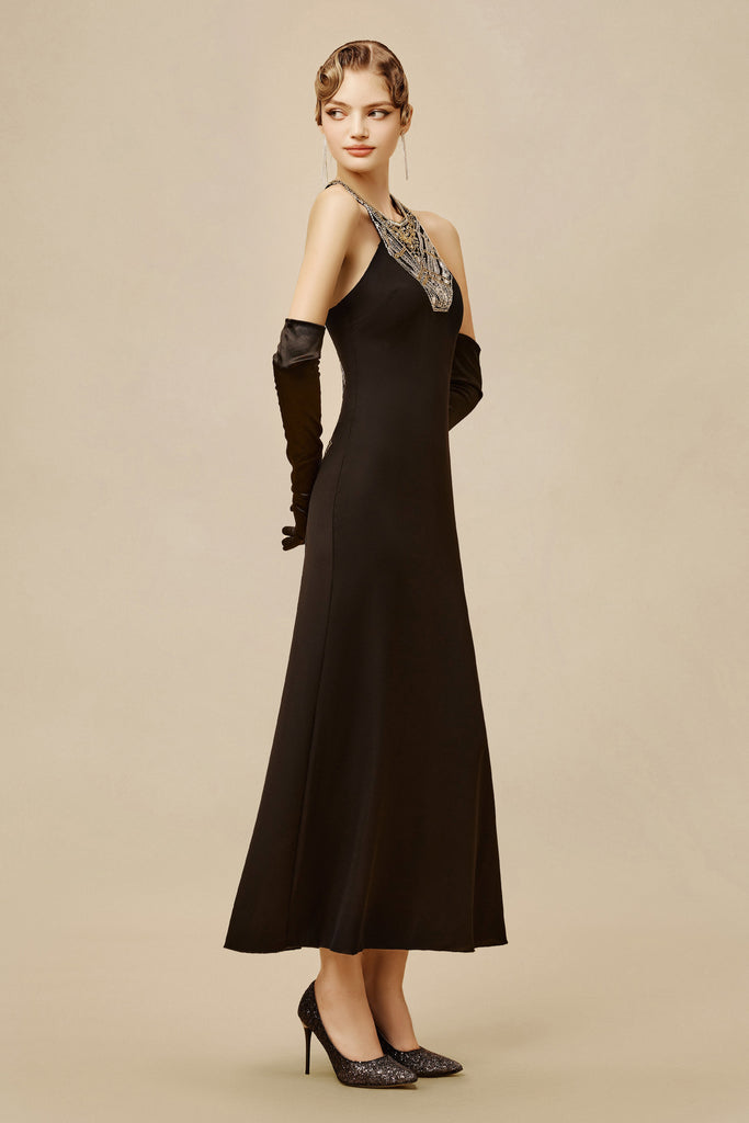 Surprising Geometric Beads Evening Gown - Babeyond UK