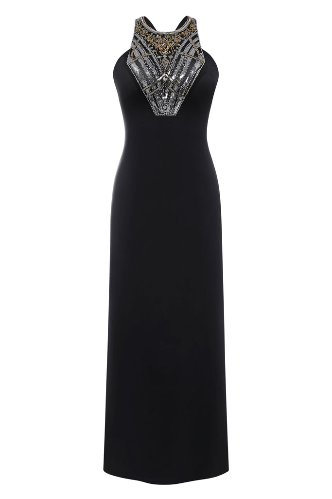 Surprising Geometric Beads Evening Gown - Babeyond UK