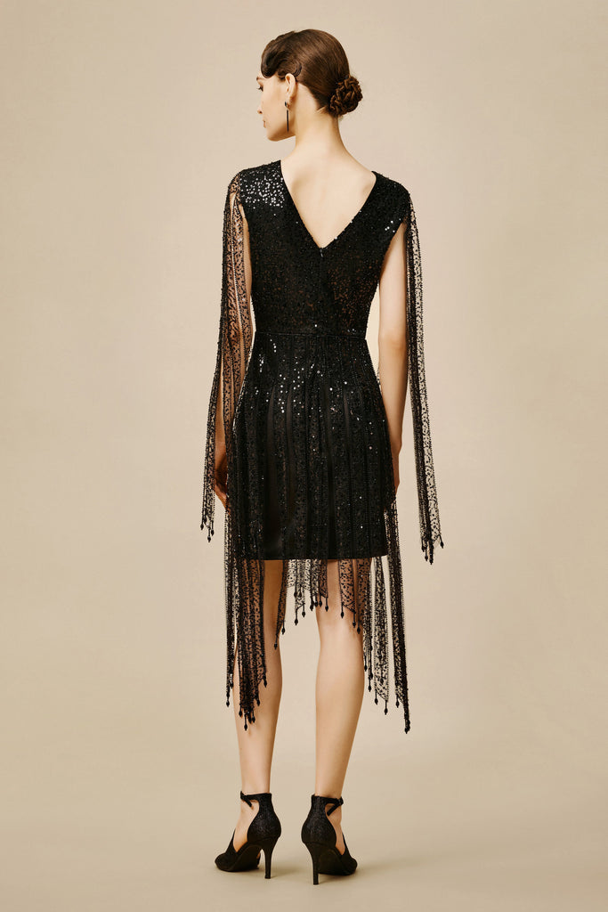 The Story of an Awakening Hand Beaded Flapper Dress - Babeyond UK