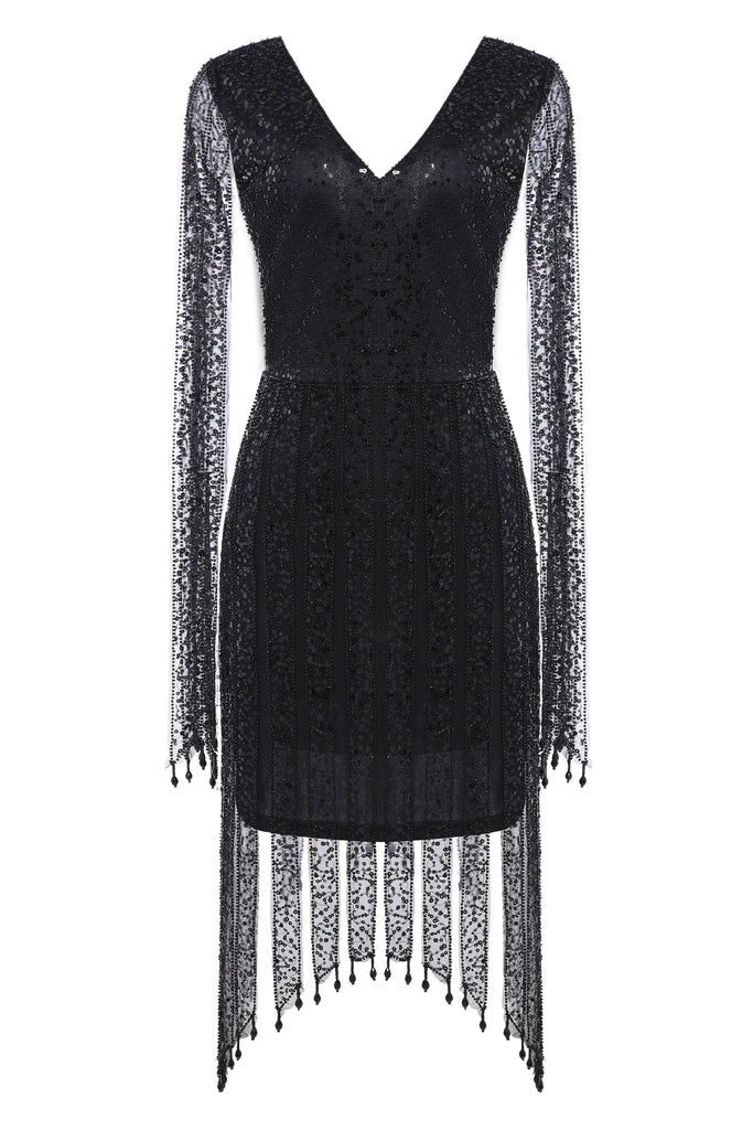 The Story of an Awakening Hand Beaded Flapper Dress - Babeyond UK