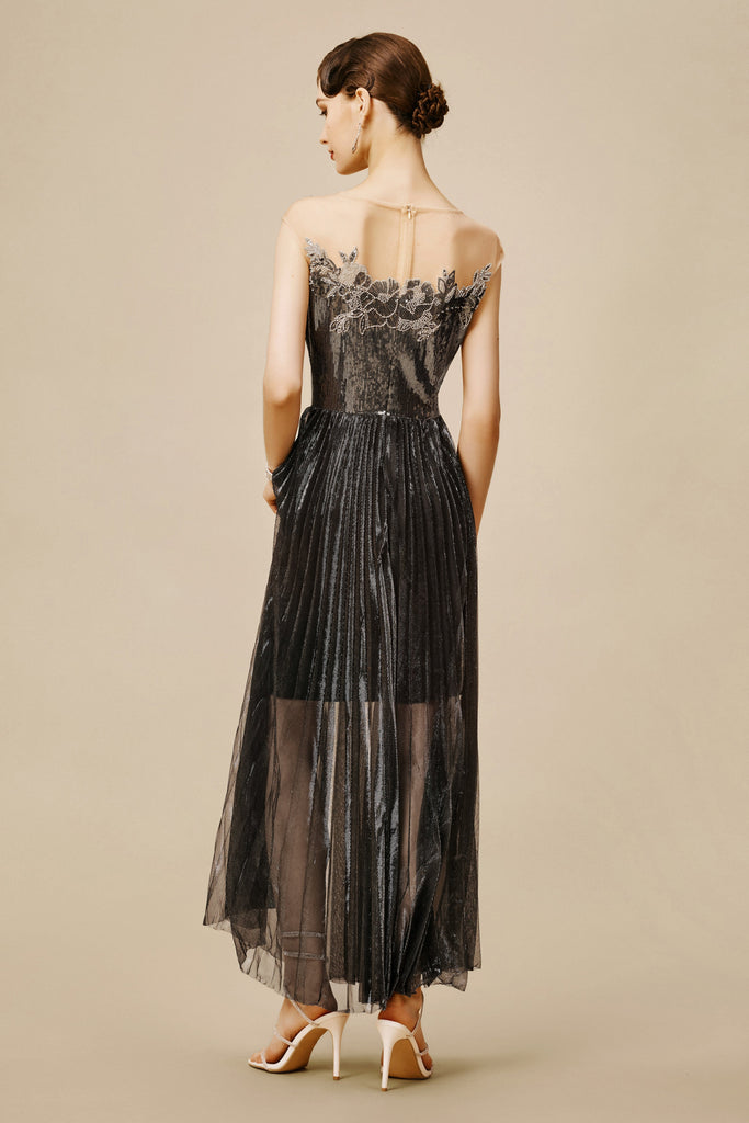 The Story of an Awakening Sequins Pleating Flapper Dress - Babeyond UK