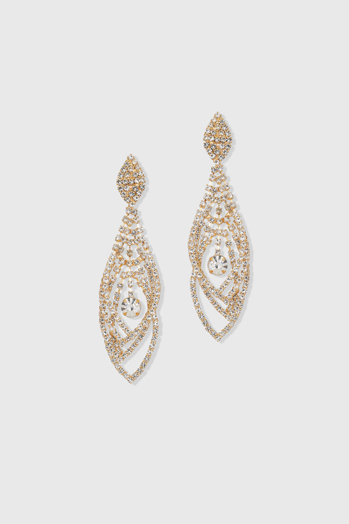 Timeless Crystal Cascade Earrings - Babeyond UK