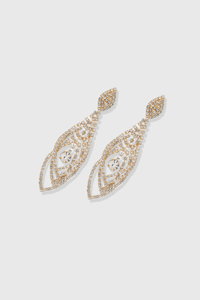 Timeless Crystal Cascade Earrings - Babeyond UK