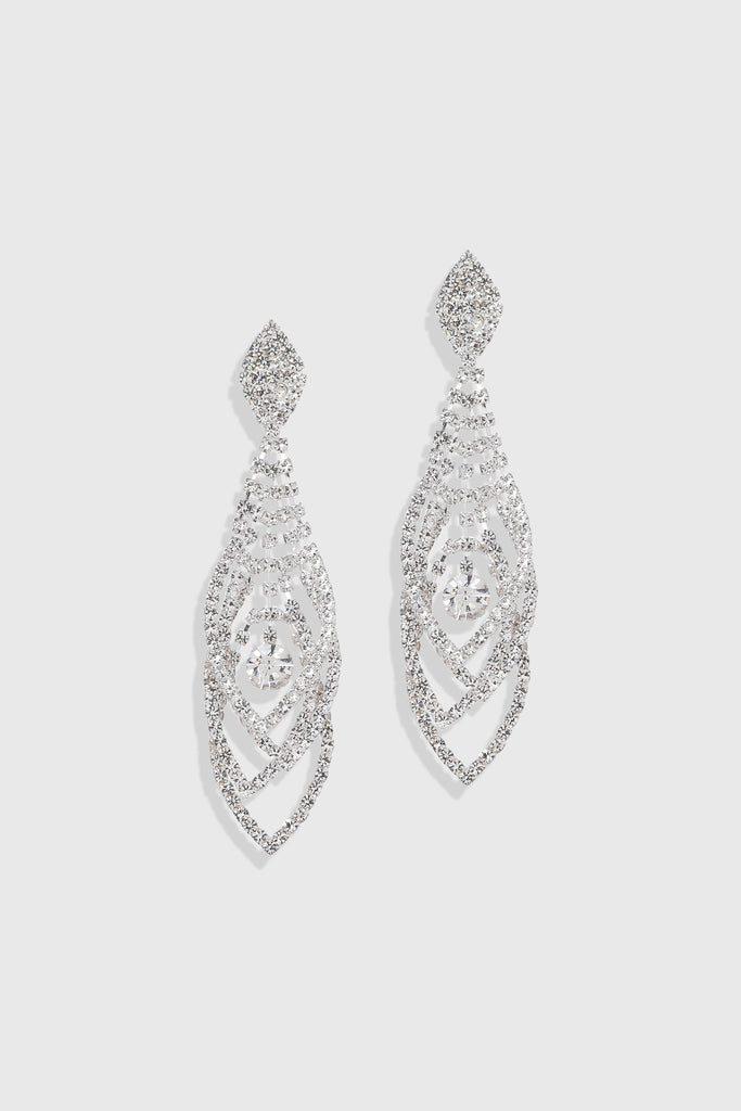 Timeless Crystal Cascade Earrings - Babeyond UK