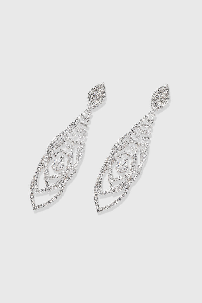 Timeless Crystal Cascade Earrings - Babeyond UK