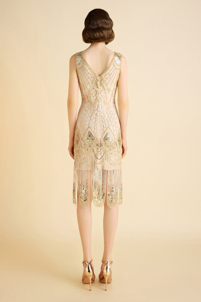 Zouzou Art Deco Flapper Dress - Babeyond UK