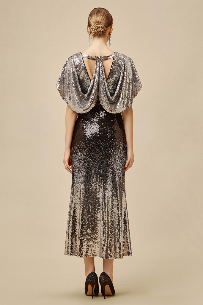 Zouzou Ombre Sequins Evening Gown - Babeyond UK