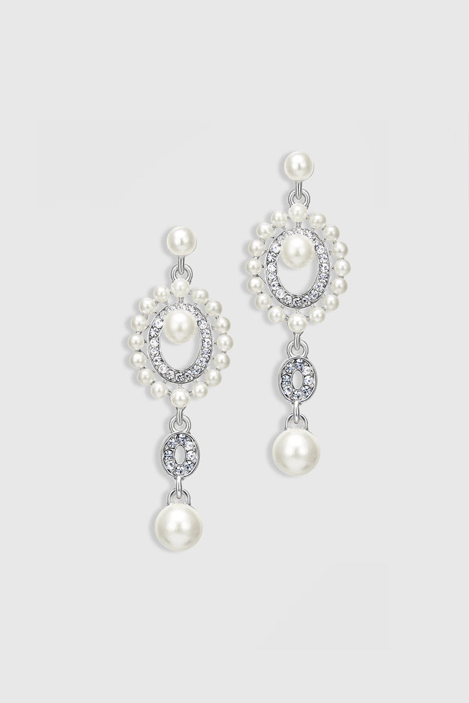 Classic Round Diamond Tassel Earrings - Babeyond UK