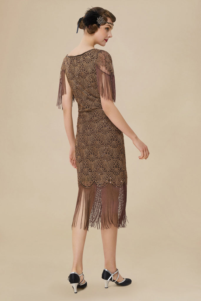 Embroidered Tassel Vintage Dress - Babeyond UK