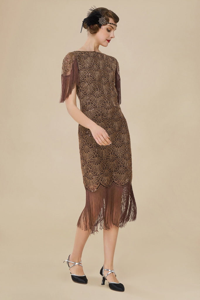 Embroidered Tassel Vintage Dress - Babeyond UK