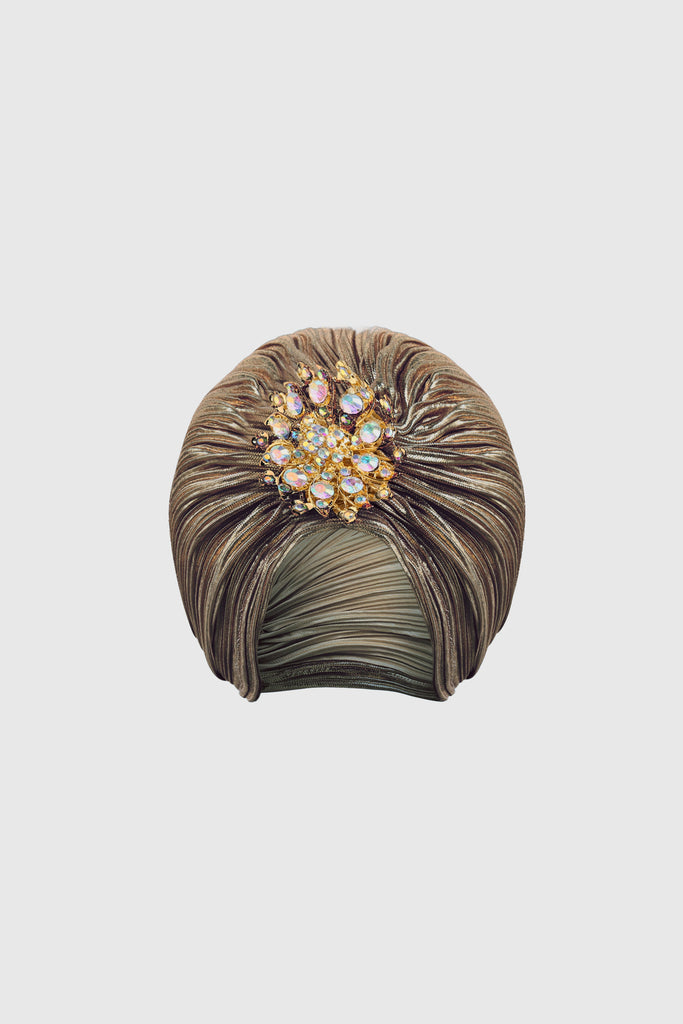 1920s Rhinestone Turban Hat - Babeyond UK