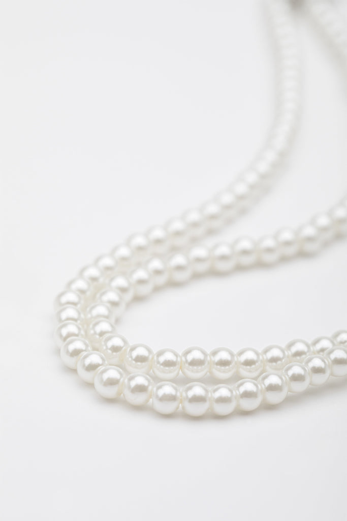 Remarkable Knotted Faux Pearl Necklace - Babeyond UK