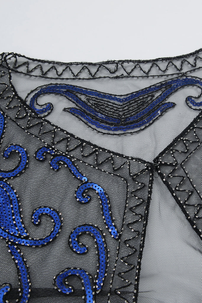 1920s Sequin Beaded Flapper Shawl - Babeyond UK