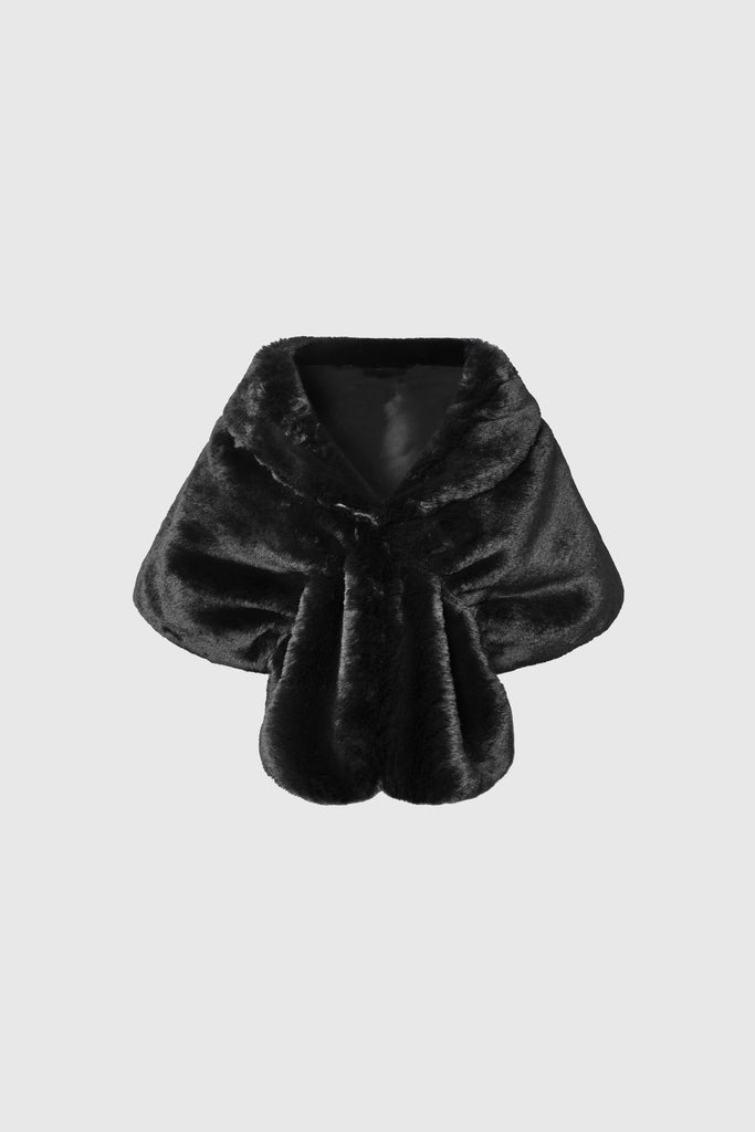 1920s Faux Fur Scarf Wrap Evening Cape - Babeyond UK