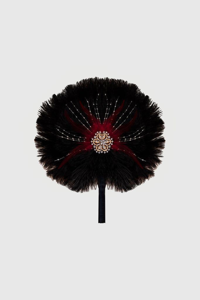 1920s Vintage Feather Bouquet Fan - Babeyond UK