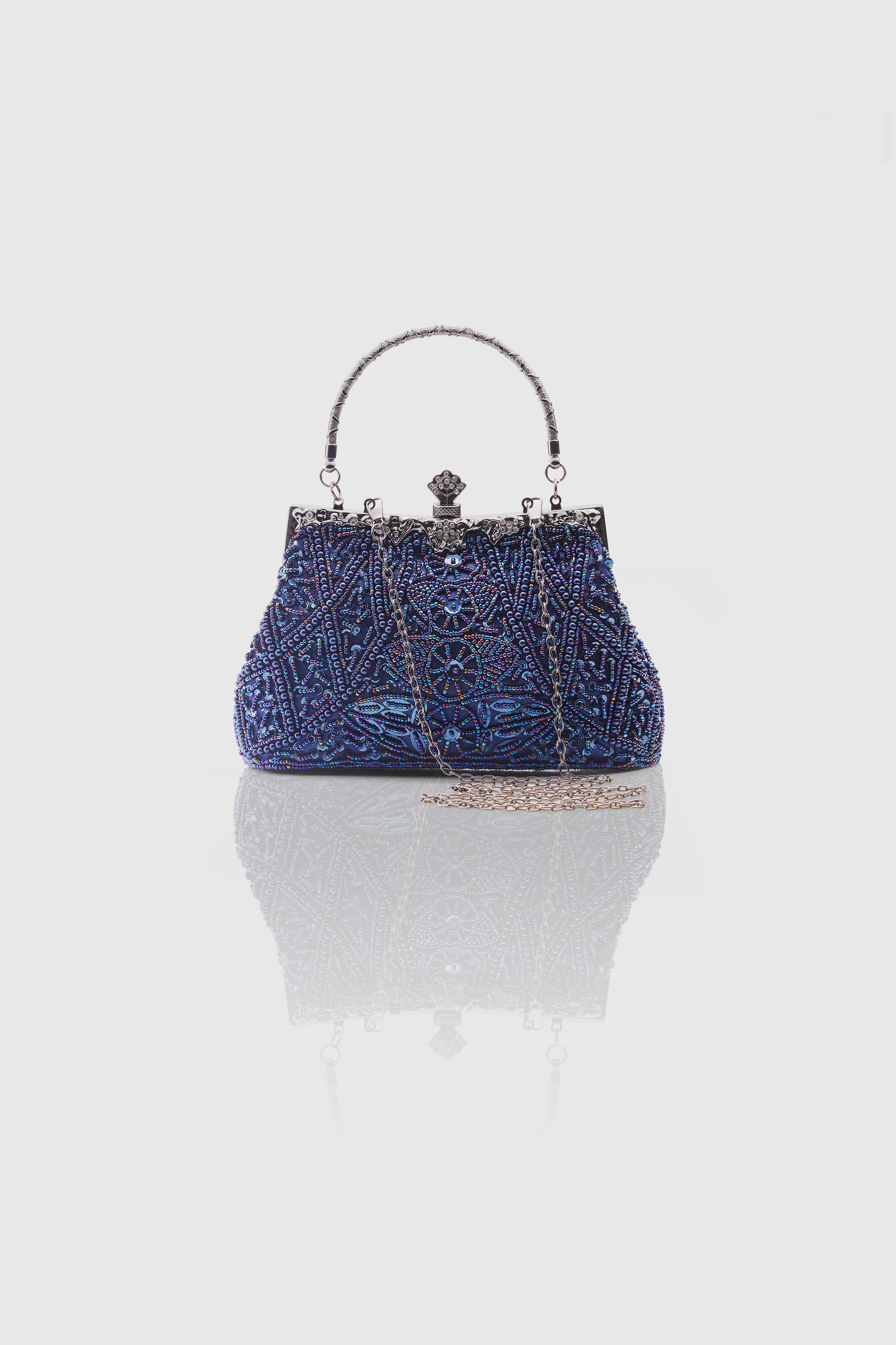 BAIGIO 1920s Con Perle Elegante Borsa A Tracolla Per Feste Matrimoni BAIGIO 1920s Con Perle Elegante Borsa A Tracolla Per Feste Matrimoni