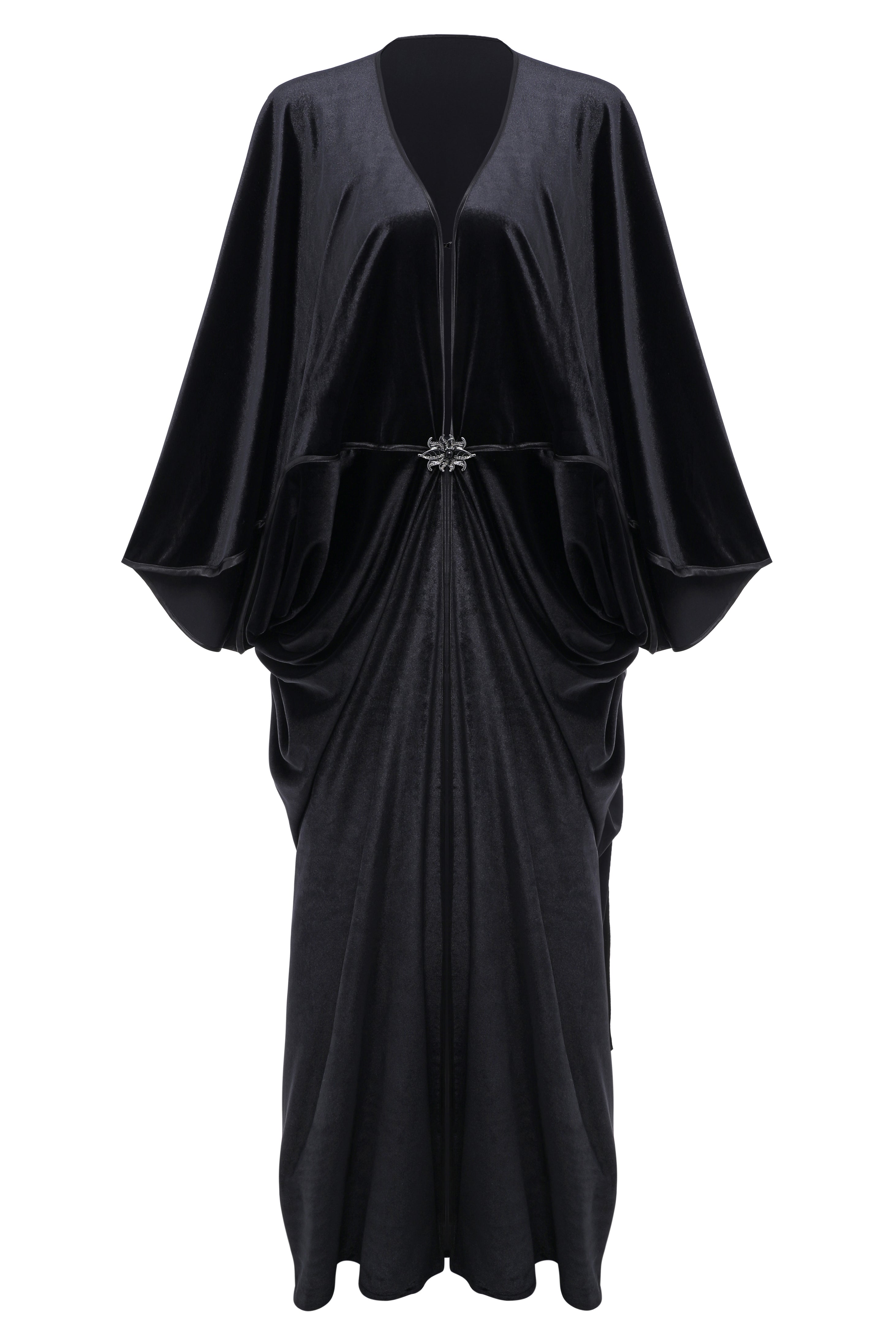 Shop 1920s Dresses - Batwing Sleeve Art Deco Robe Dress