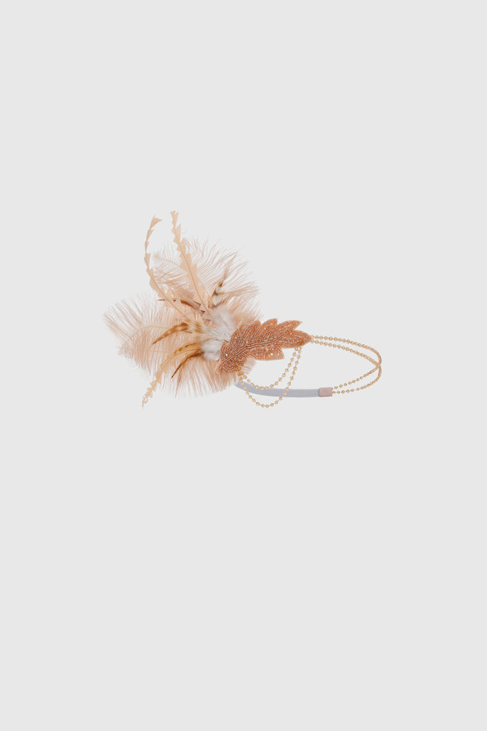 Carnival Beaded Feather Headdress - Babeyond UK