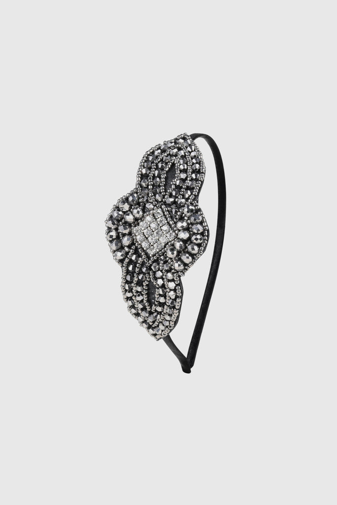 Embellished Rhinestone Beaded Headband - Babeyond UK